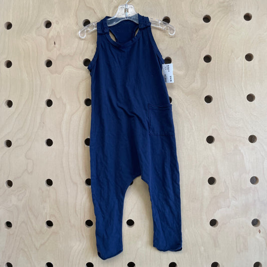 Navy Romper