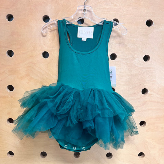 Green Tulle Tutu Bodysuit