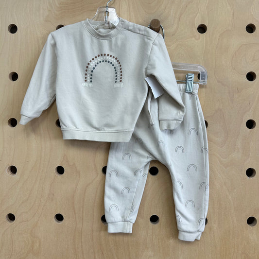 Cream Rainbow Outfit