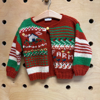 Rust Farm Knit Sweater
