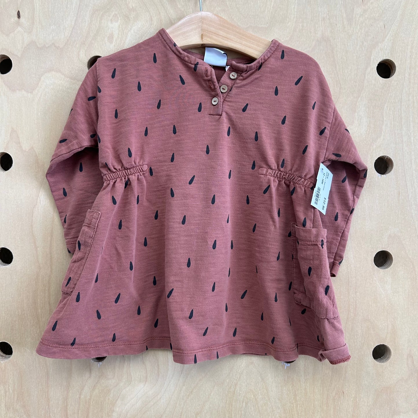 Brown Rain Drop Dress