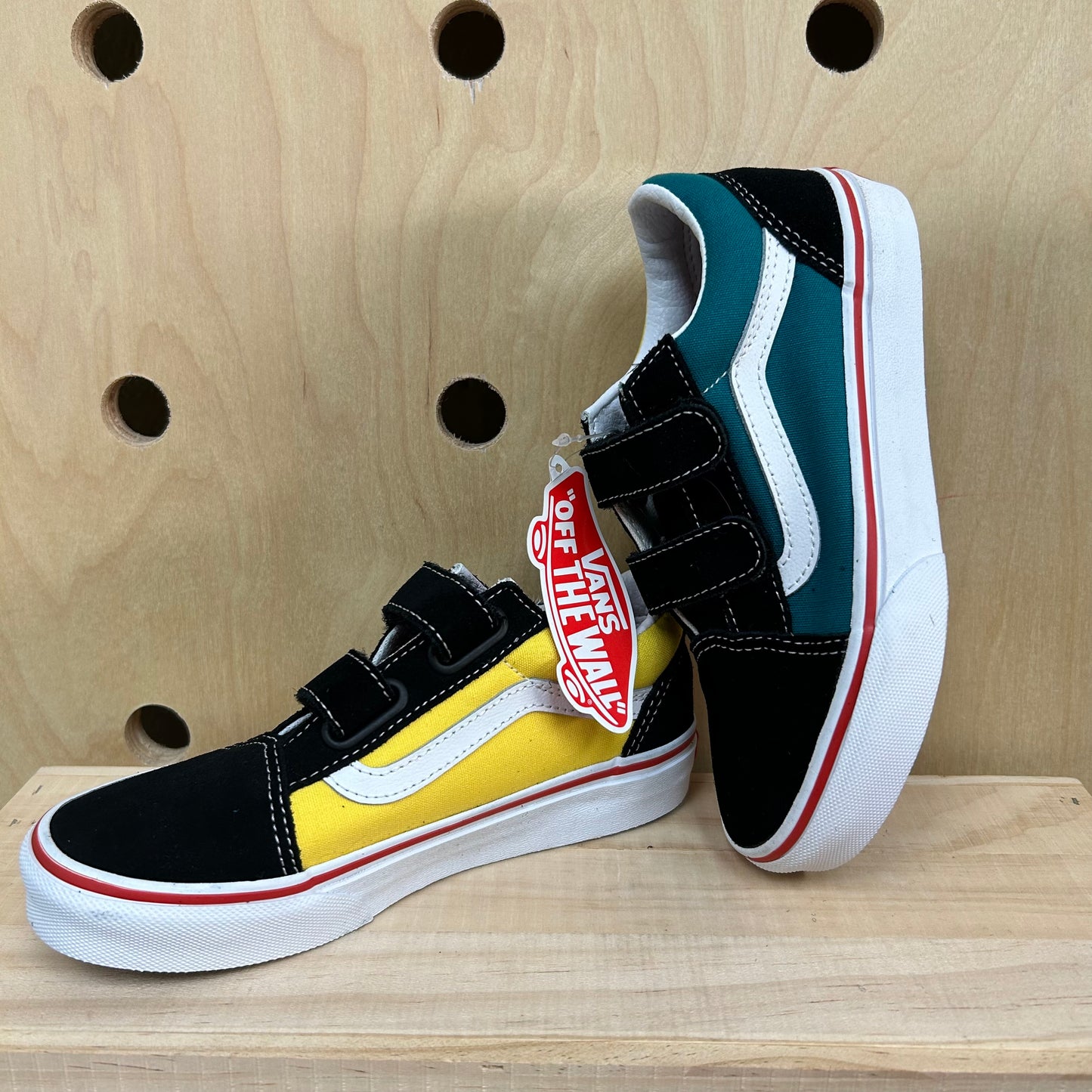 Old Skool Multi Colored Low Tops NEW!