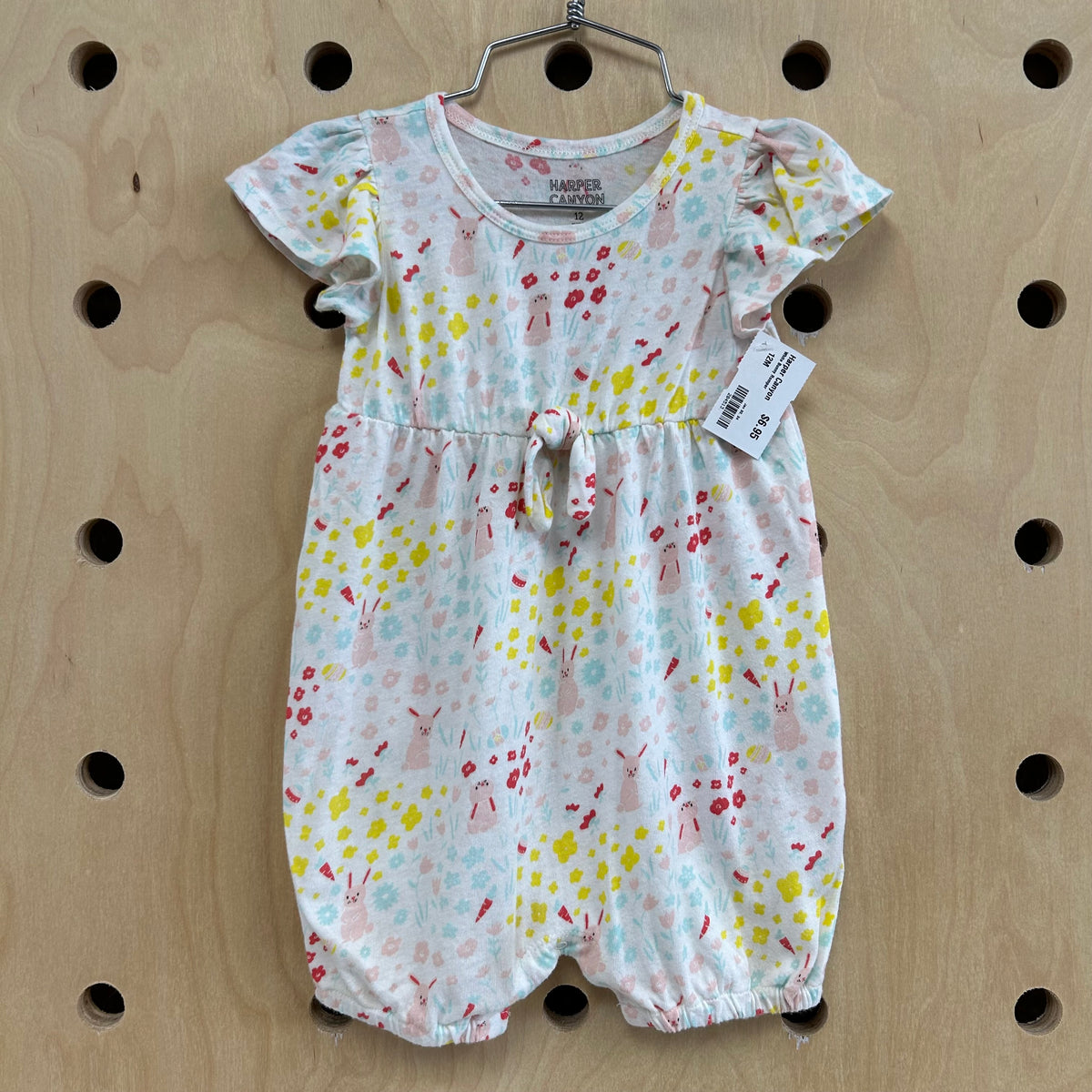 White Bunny Romper
