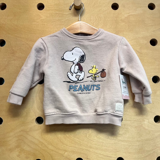 Pink Snoopy & Woodstock Pullover