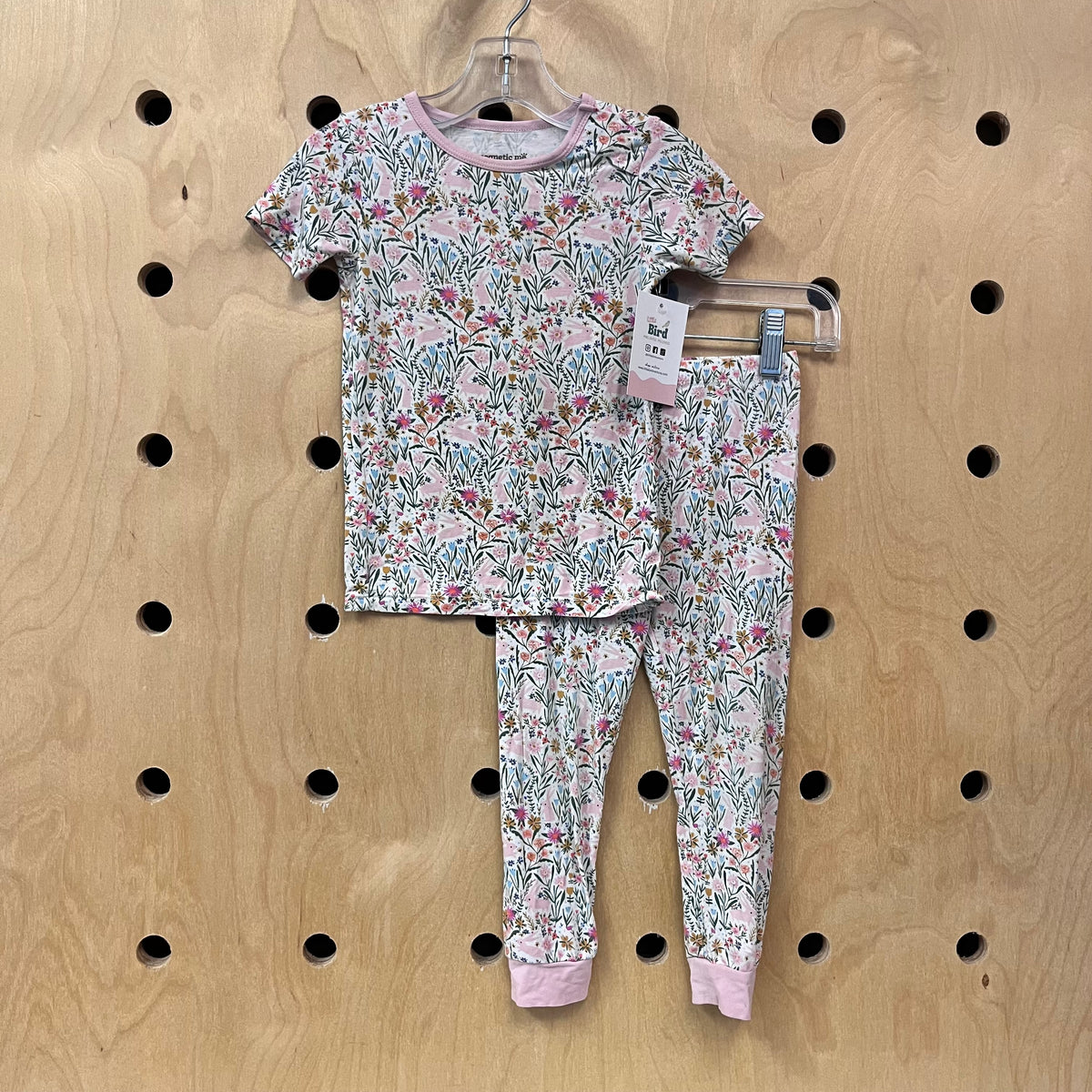 Floral Bunnies Bamboo Pajamas