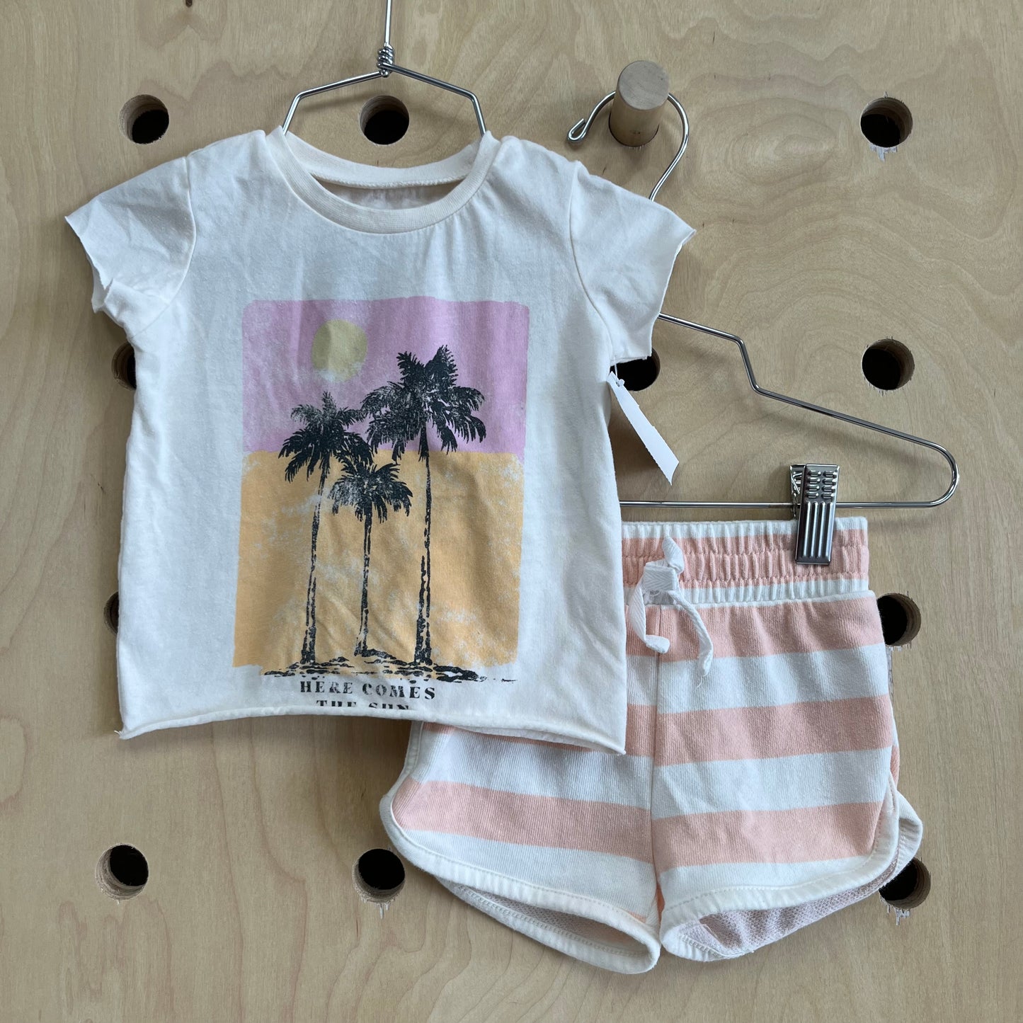 Pink Here Comes the Sun Outfit