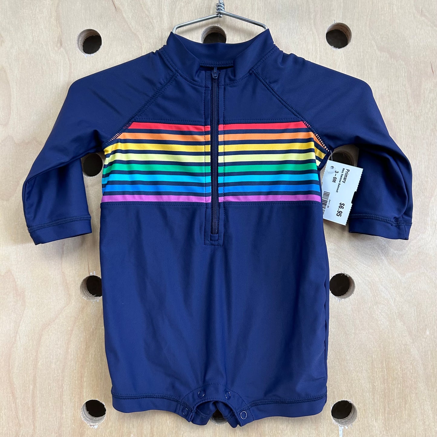 Navy Rainbow Swimsuit