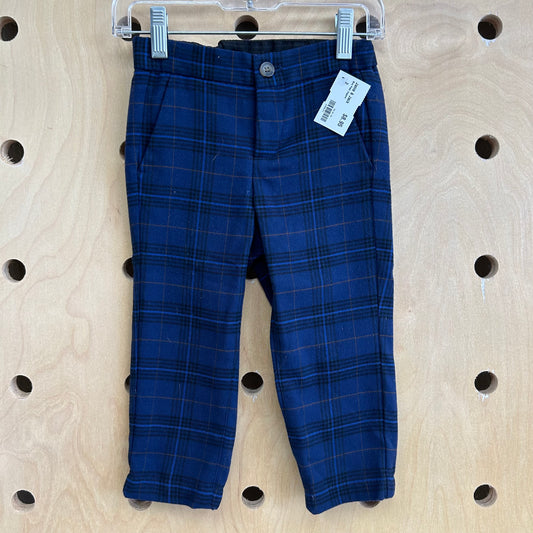 Blue Plaid Joggers