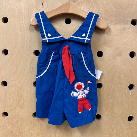 Tiny Tots Blue Clown Romper