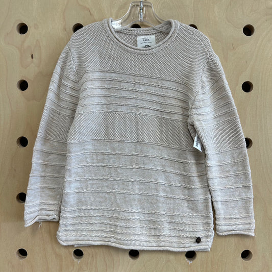 Tan Knit Sweater Shirt