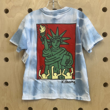 Blue Tie Dye Liberty Tee NEW!