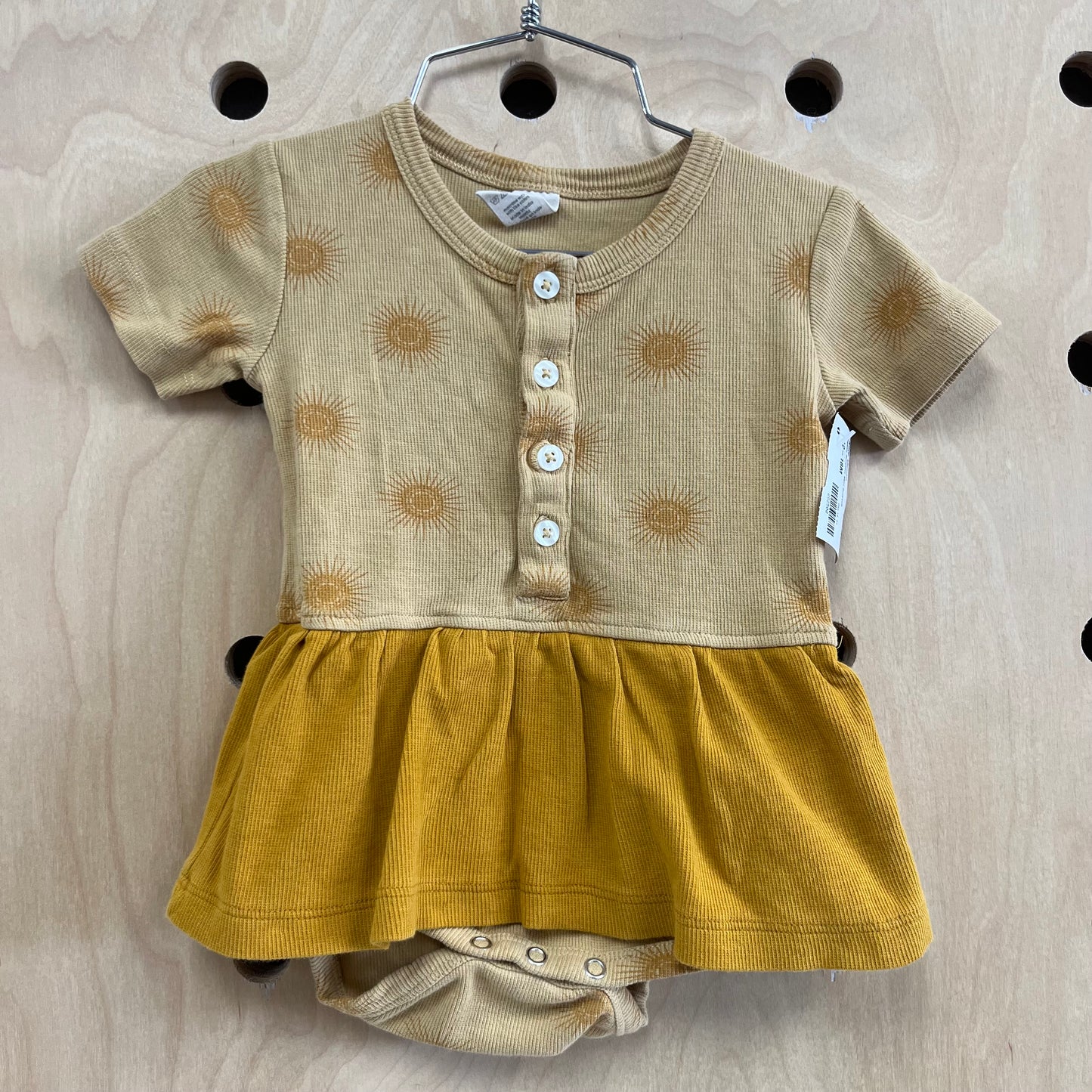 Organic Sunshine Skirt Bodysuit