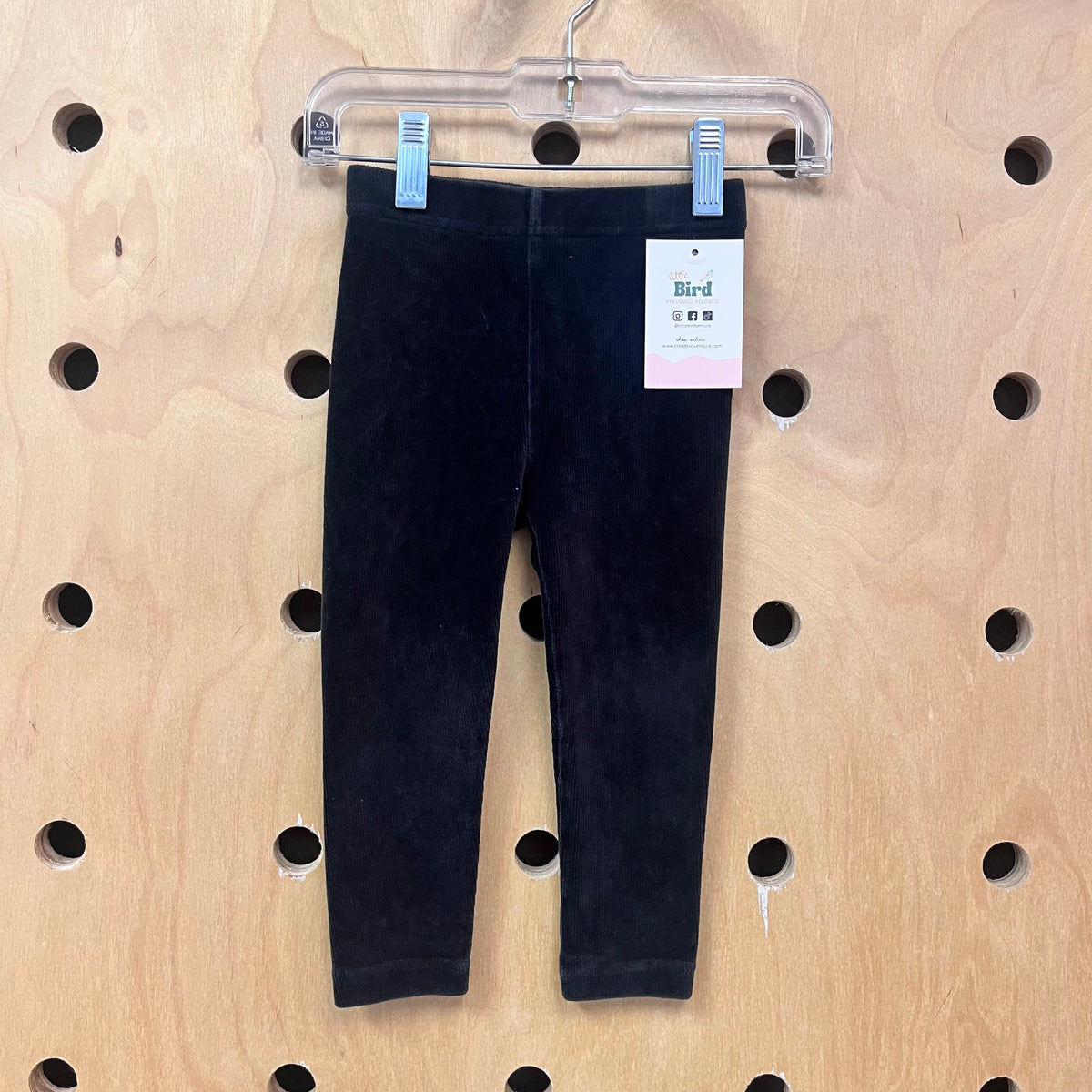Black Velour Leggings