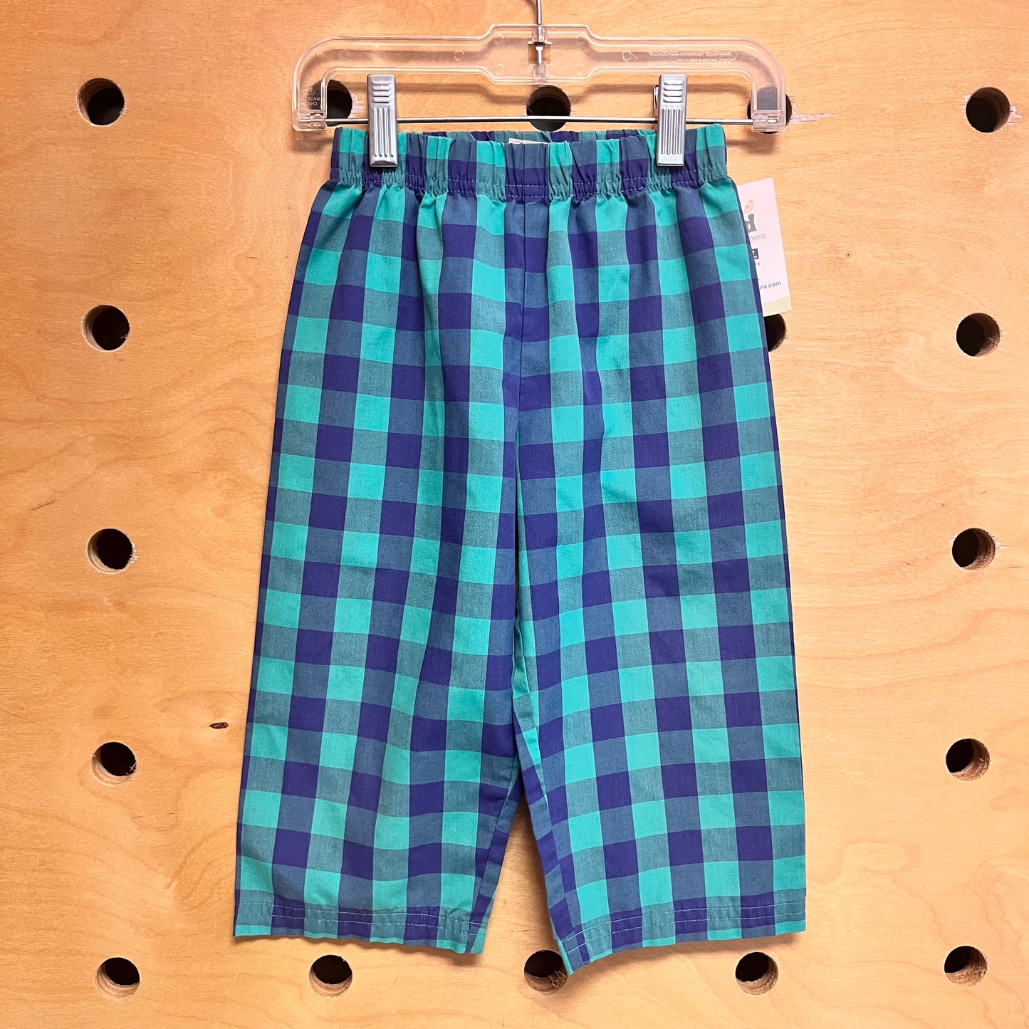 Blue/Green Plaid Pants