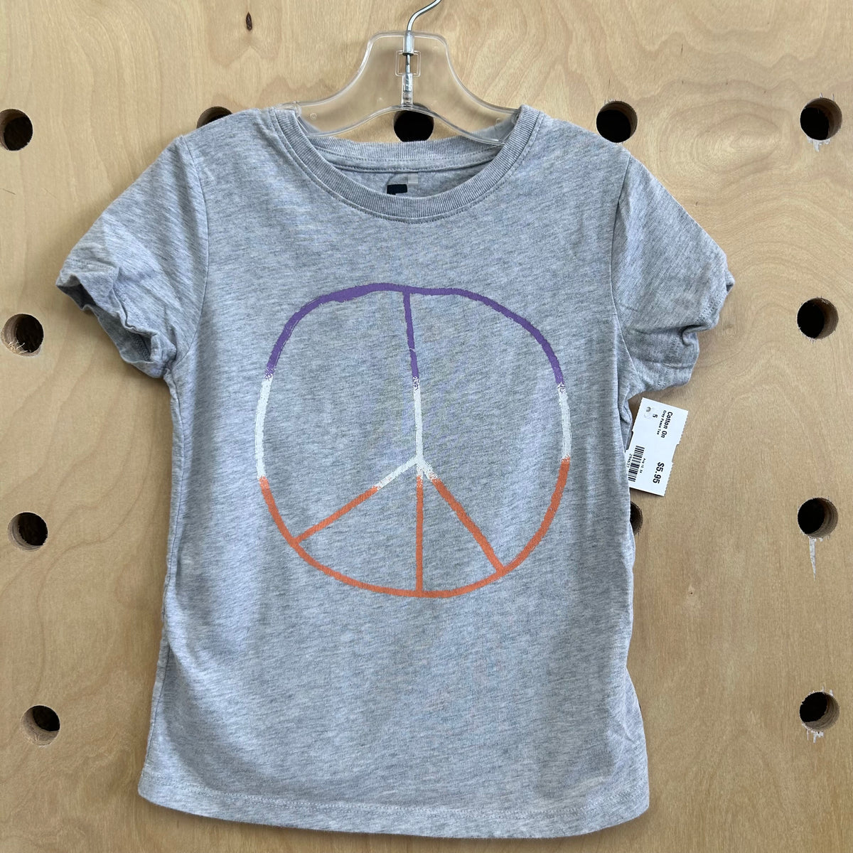 Grey Peace Tee