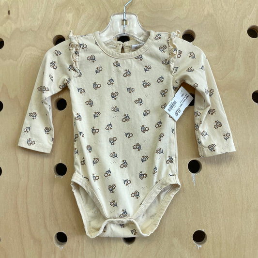 Yellow Floral Bodysuit