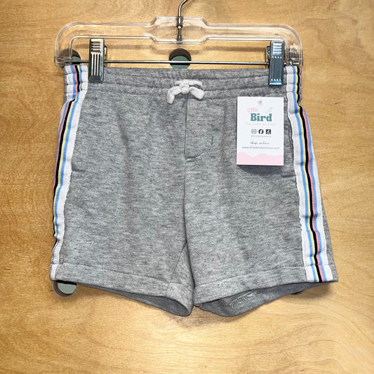 Grey Side Striped Shorts