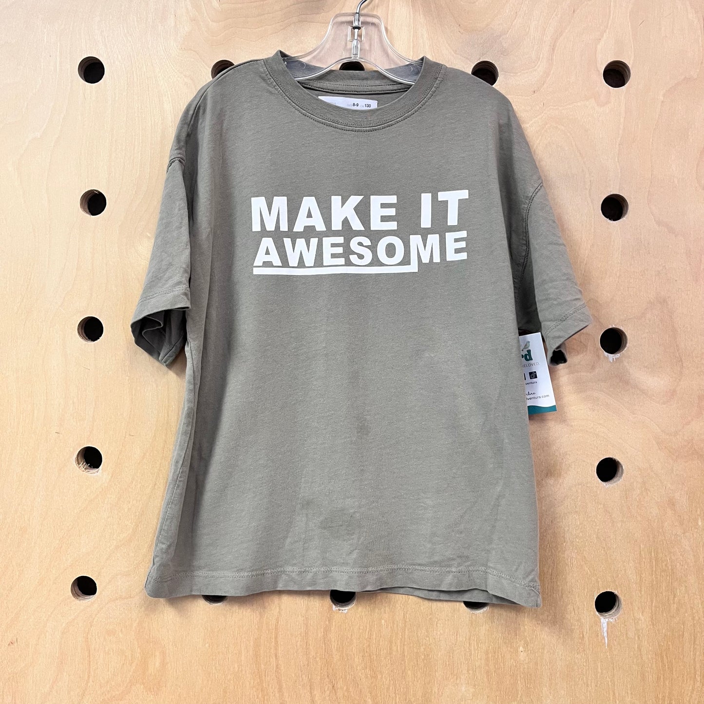 Green Make It Awesome Tee