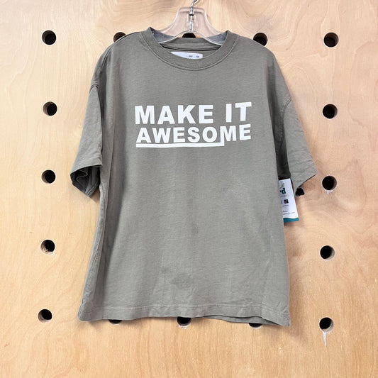 Green Make It Awesome Tee