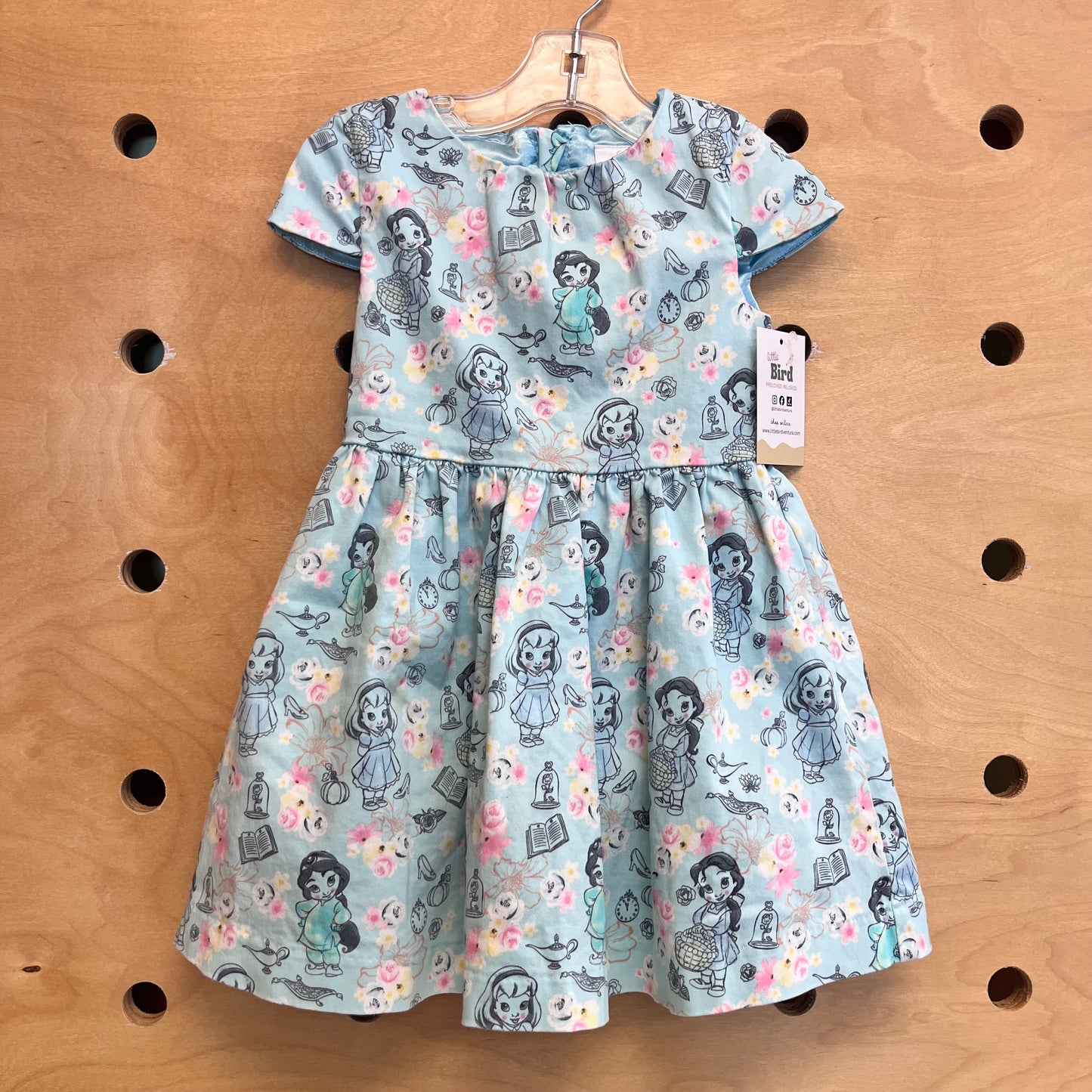 Blue Floral/Princesses Dress