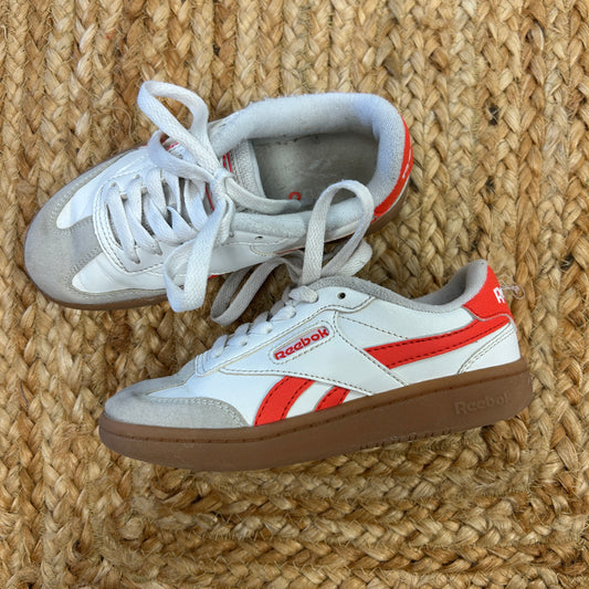 White/Orange Club Classic Sneakers
