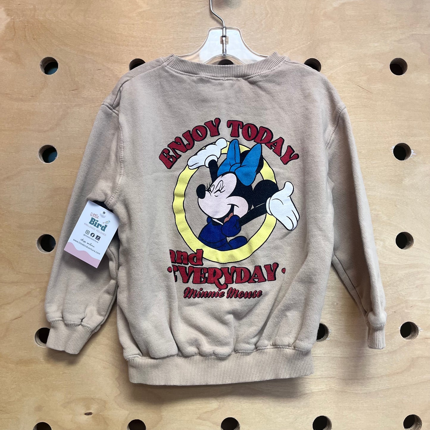 Tan 'Enjoy Today' Minnie Pullover