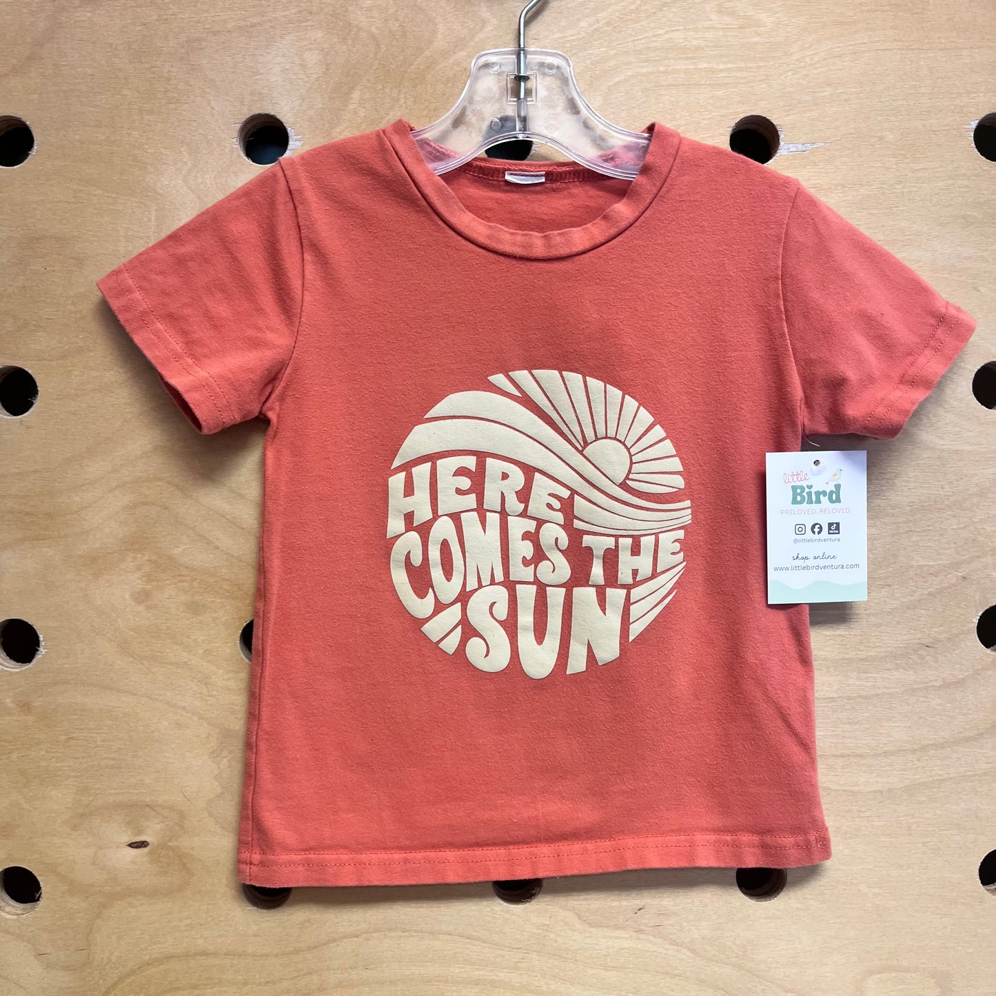 Orange 'Here Comes The Sun' Tee