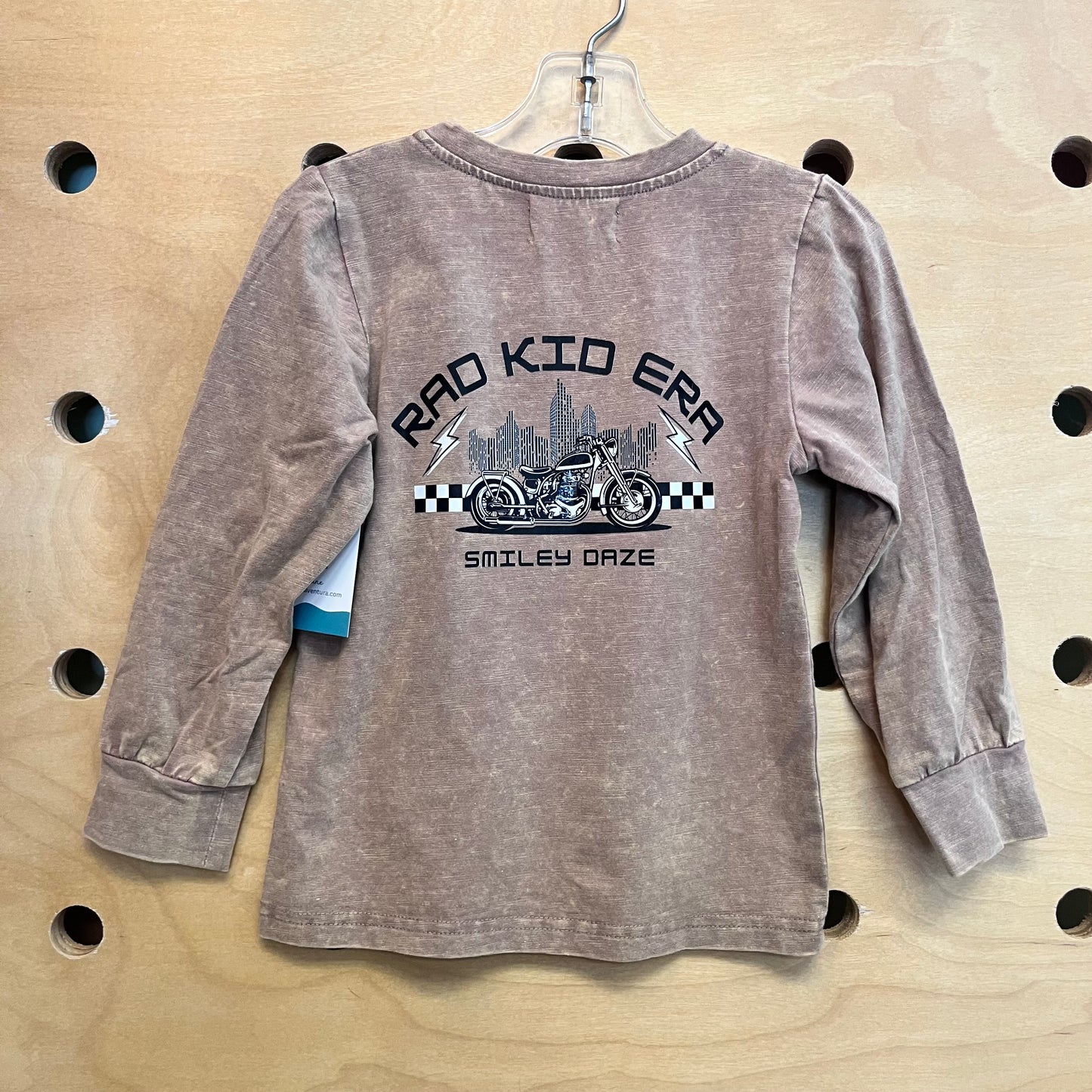 Brown Heather Lightning Tee
