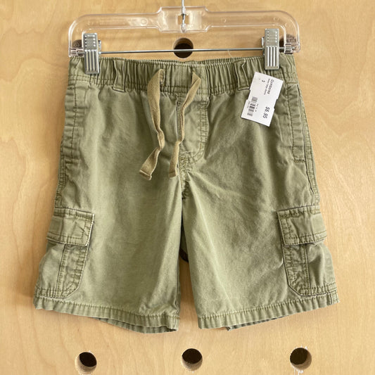 Green Cargo Shorts
