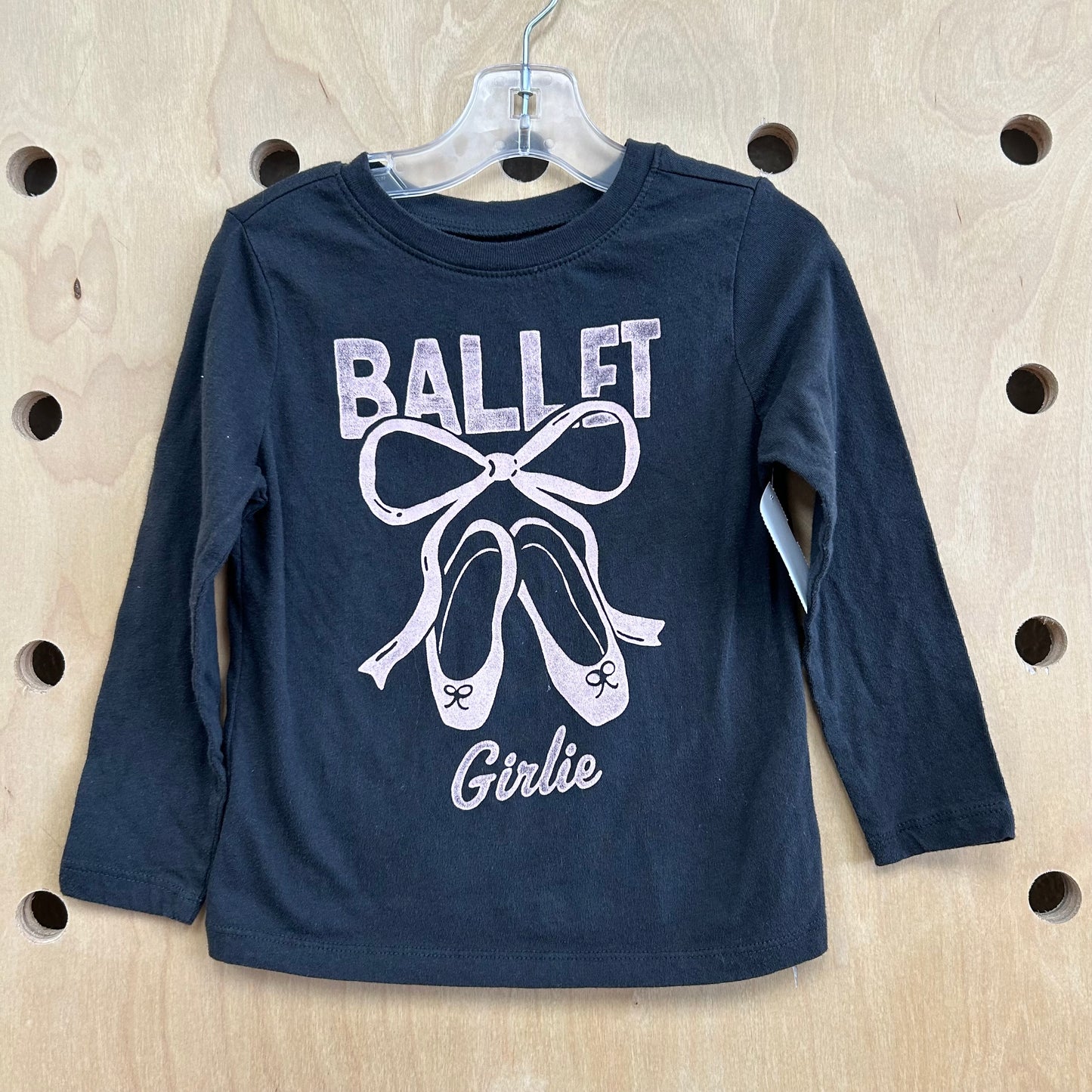 Grey & Pink Ballet Long Sleeve