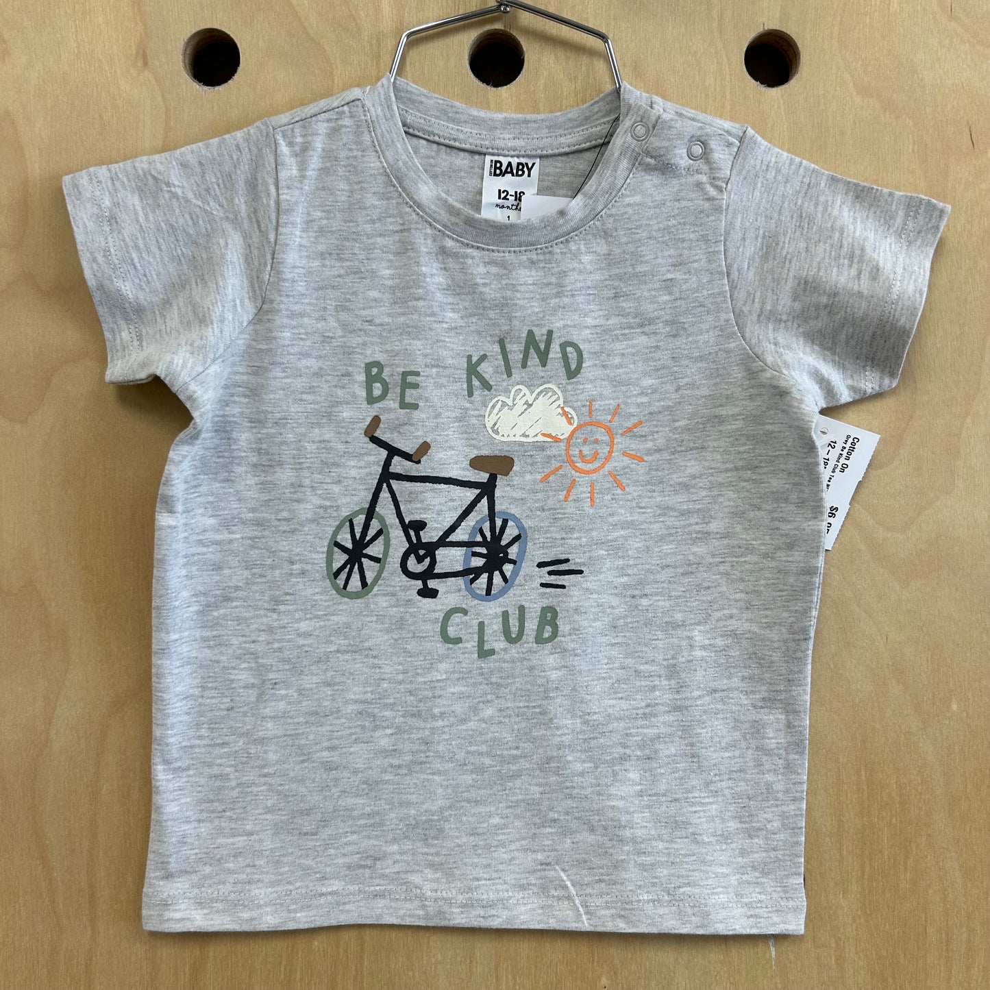 Grey Be Kind Club Tee NEW!
