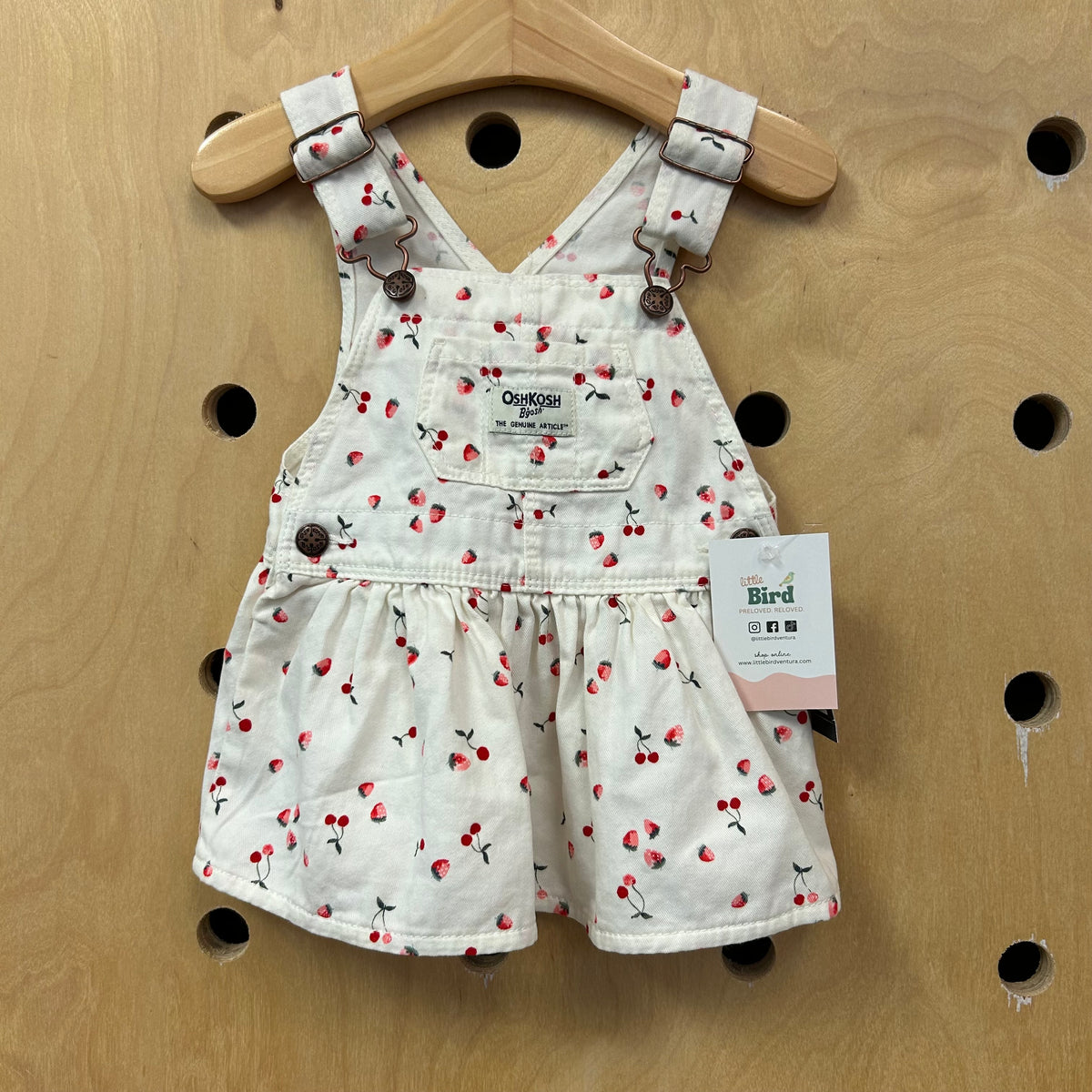 Ivory Strawberries Skirtall NEW!