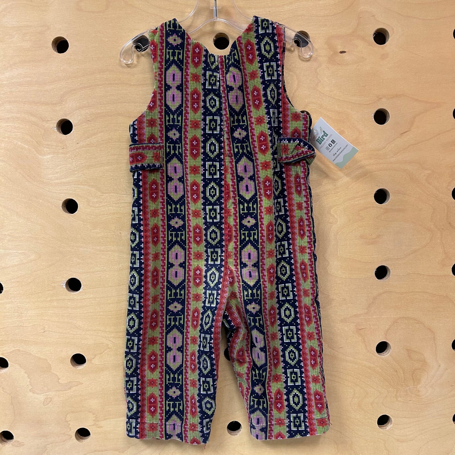 Green/Blue Aztec Soft Romper