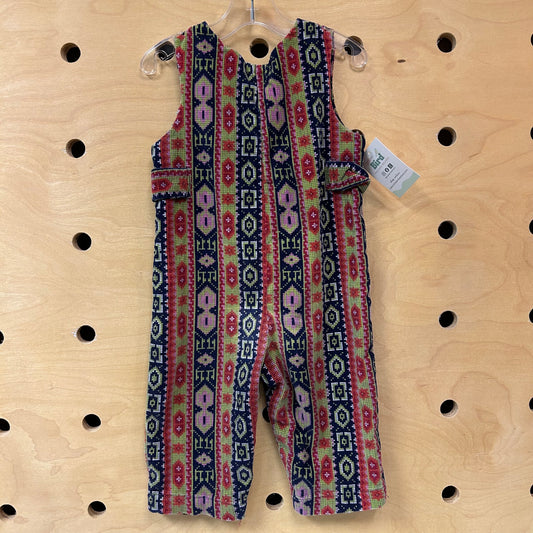 Green/Blue Aztec Soft Romper