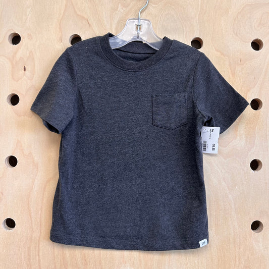 Dark Grey Pocket Tee