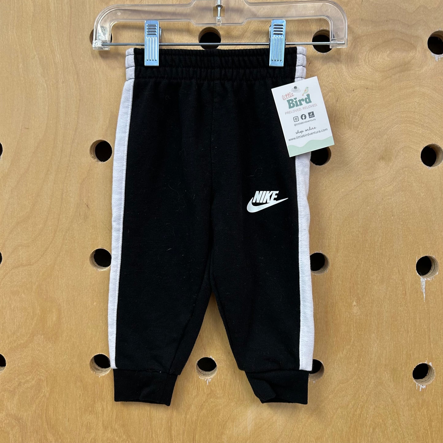 Black/White Nike Joggers