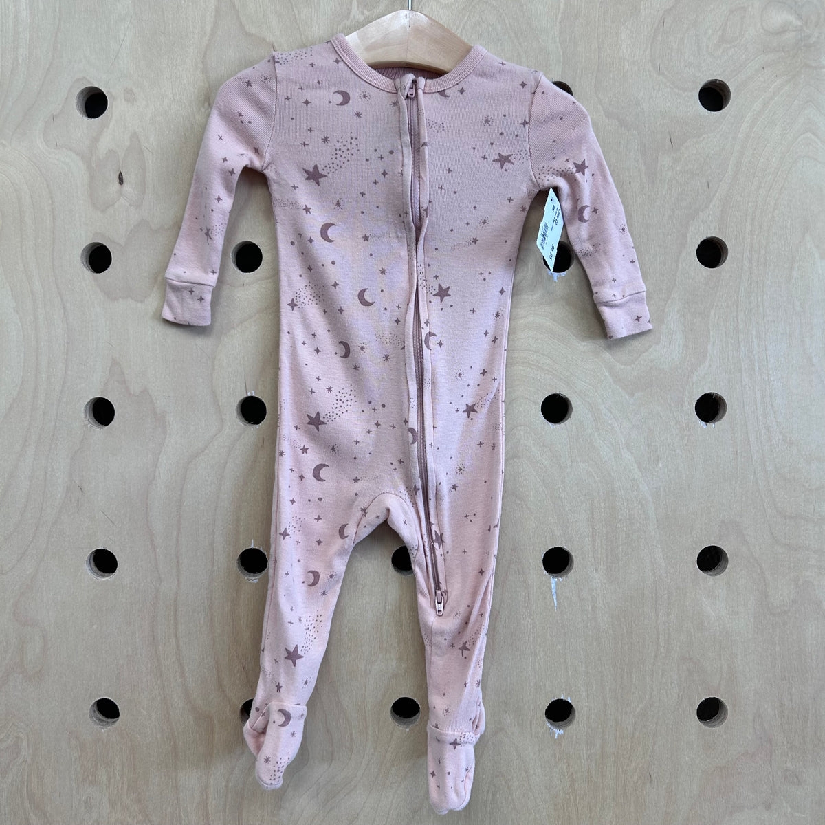 Pink Stars & Moon Zippy
