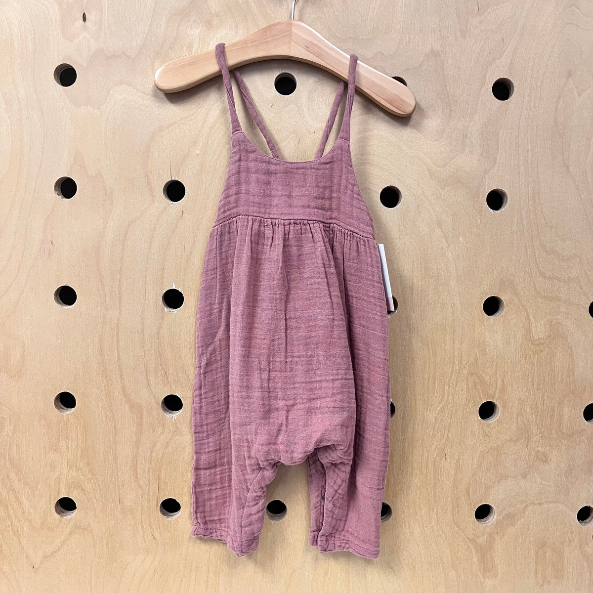 Mauve Gauze Romper