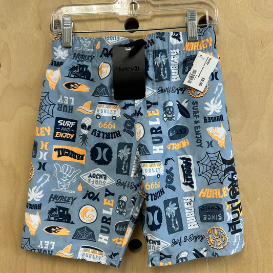 Blue Surf Icons Swim Shorts NEW!