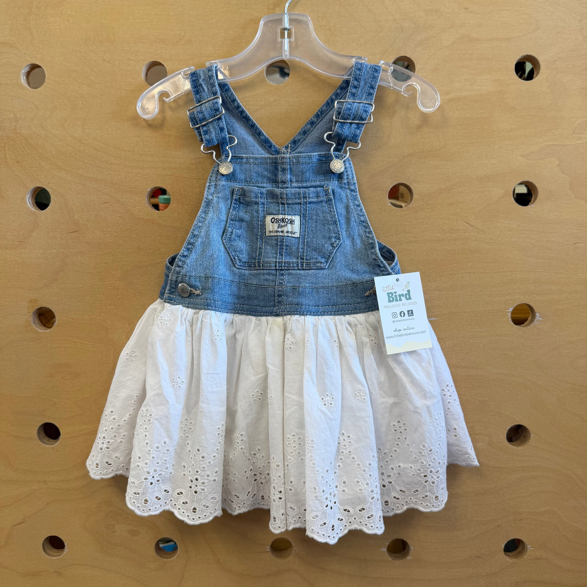 Denim Eyelet Jumper