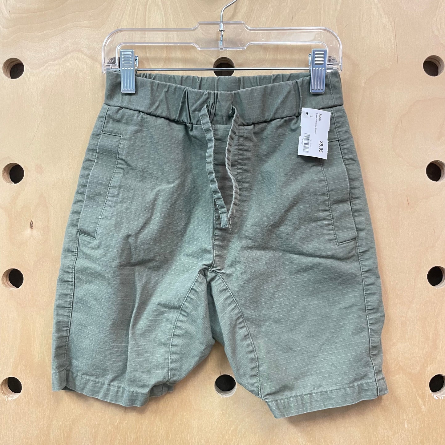 Green Drawstring Shorts