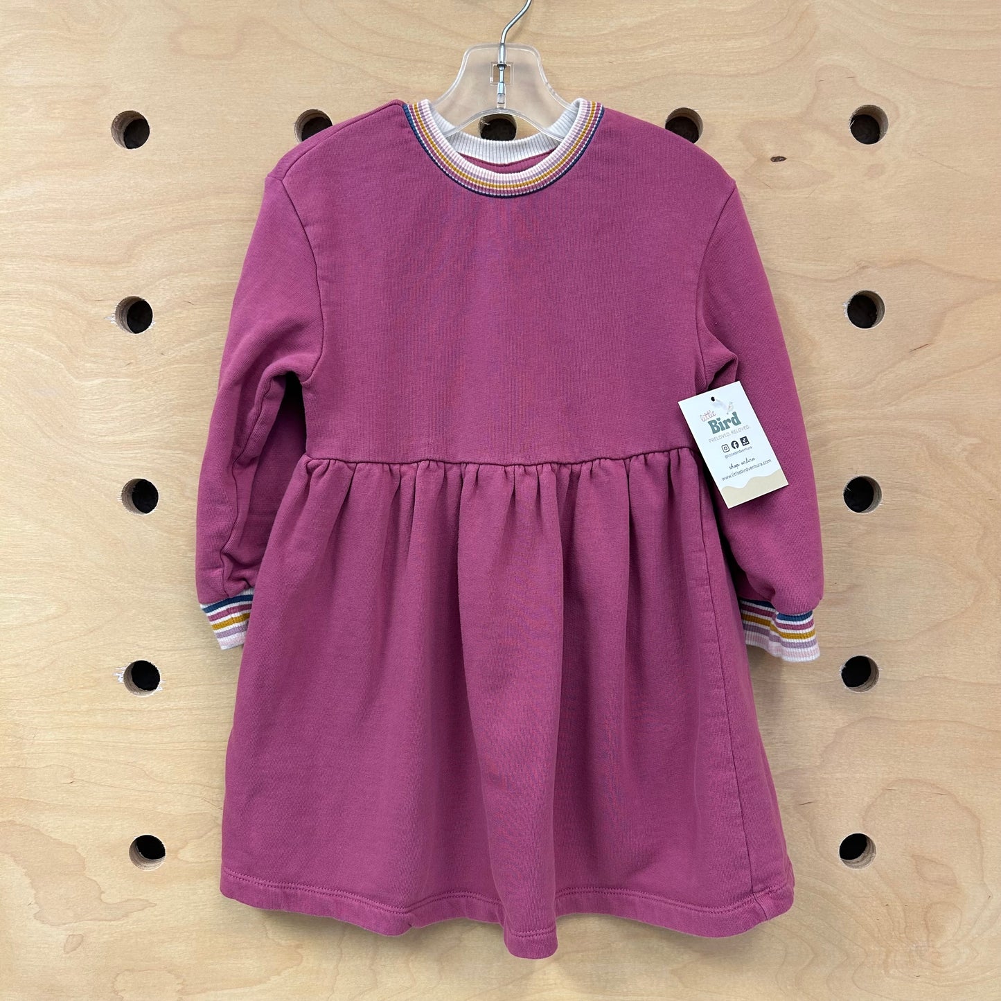 Pink French Terry Dress