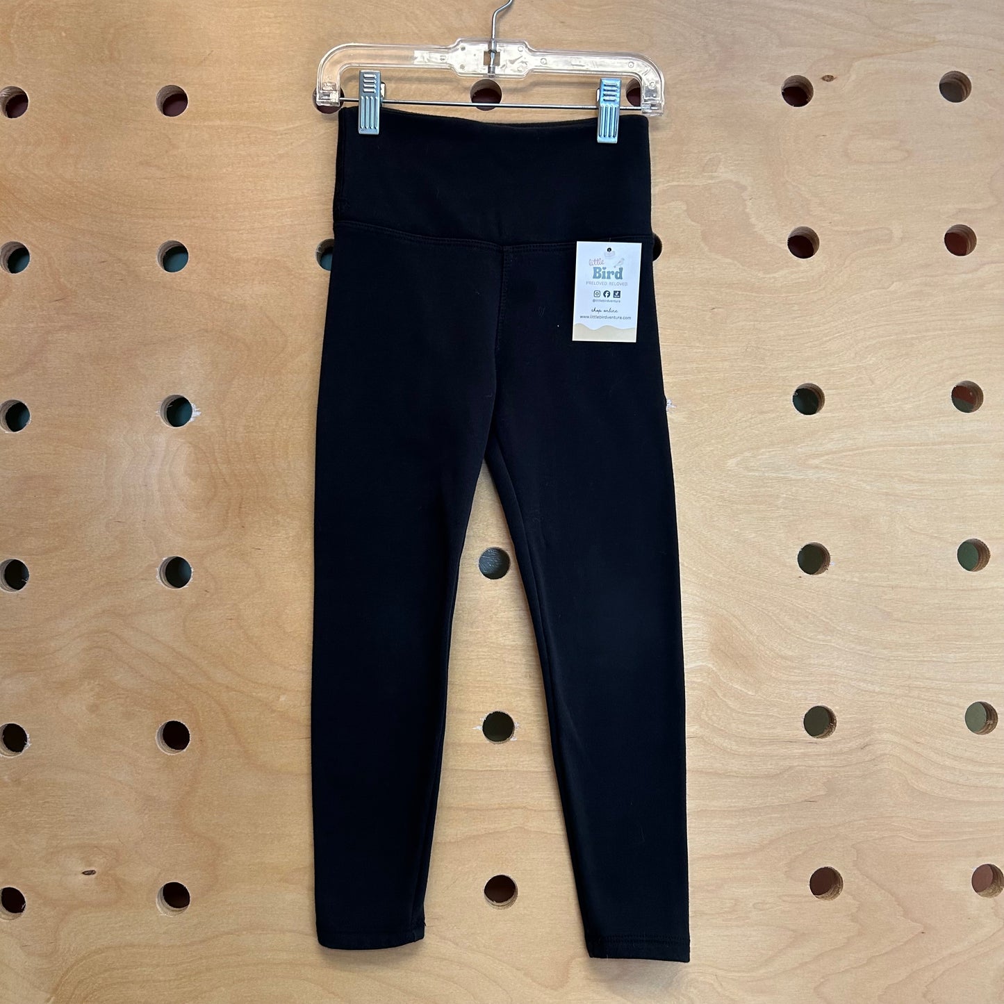 Black Fleece-Lined Leggings