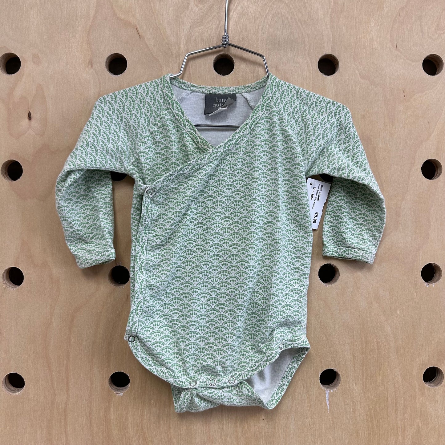 Green Organic Wrap Bodysuit