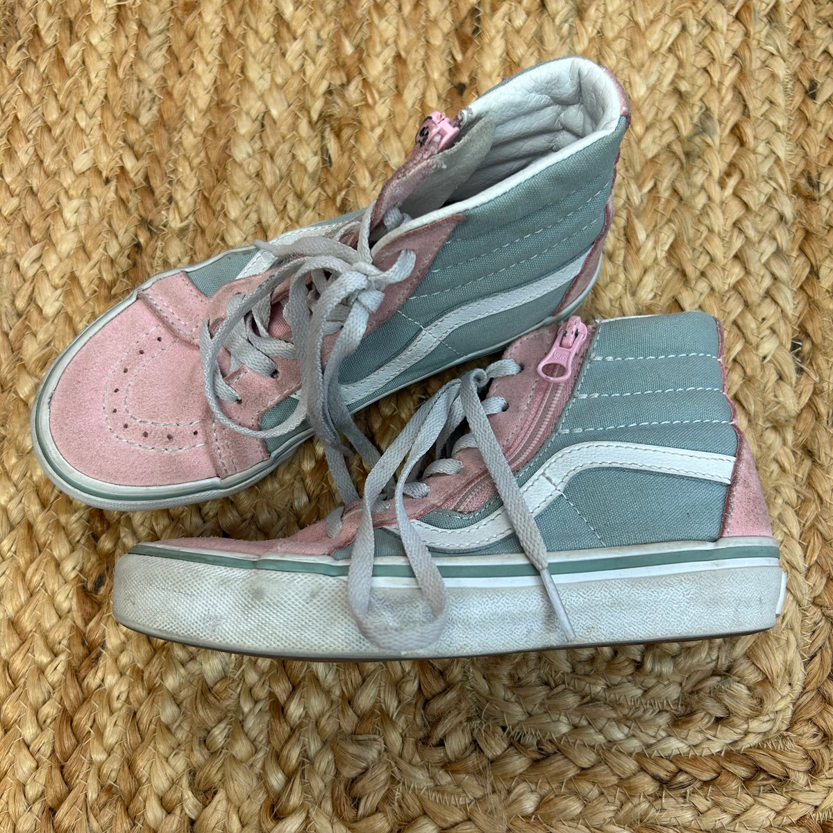 Blue & Pink Hi Tops