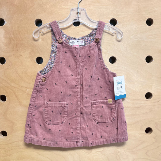 Pink & Black Bows Cord Jumper