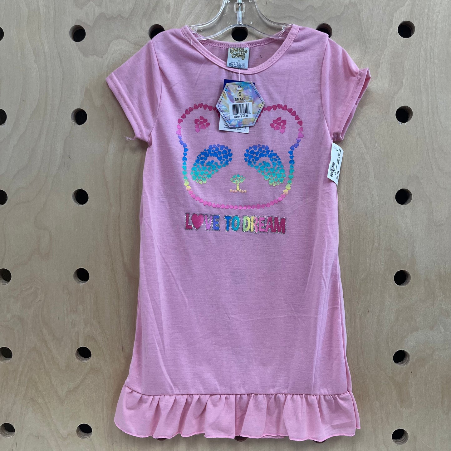 Pink Love to Dream Bear Nightgown NEW!