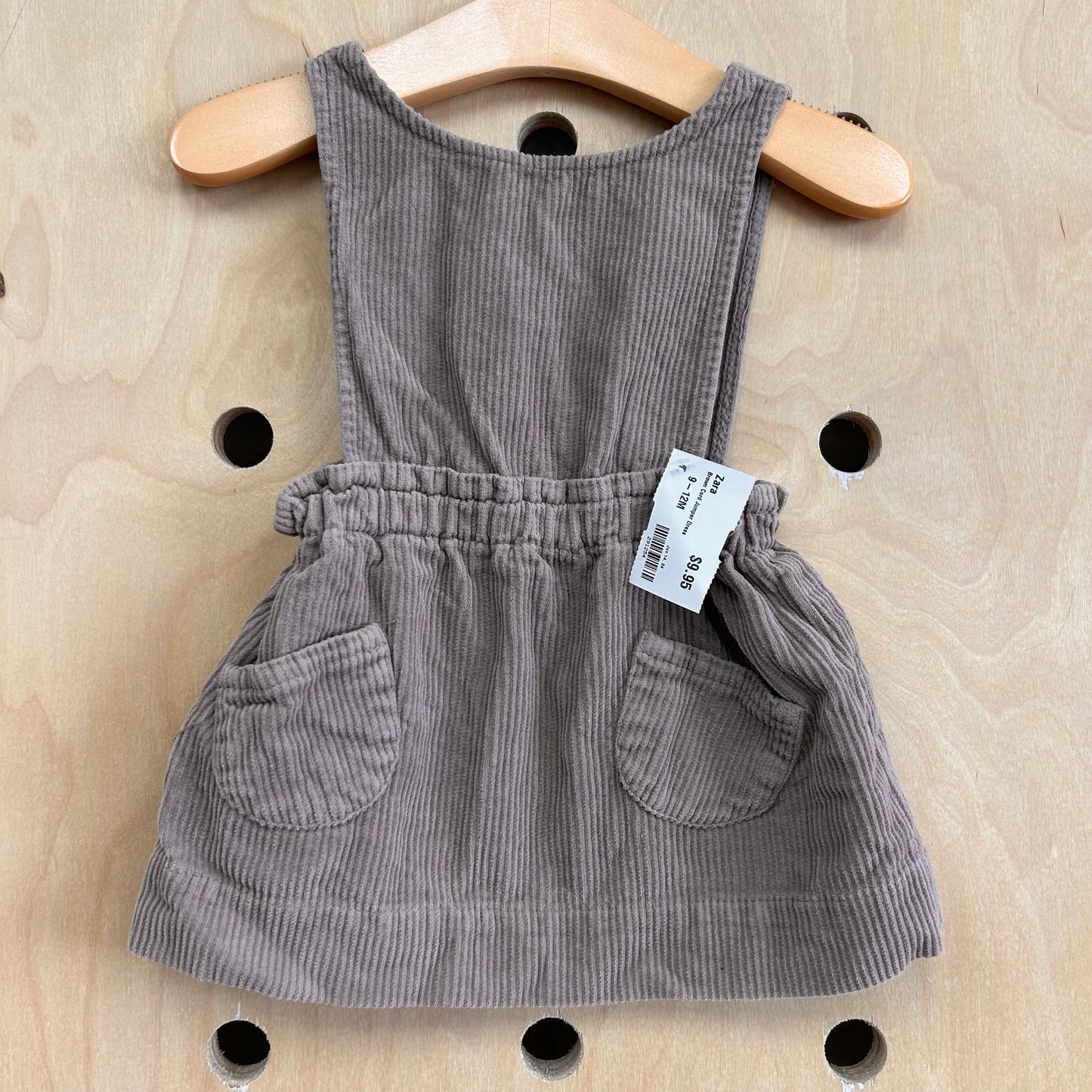 Brown Cord Jumper Dress