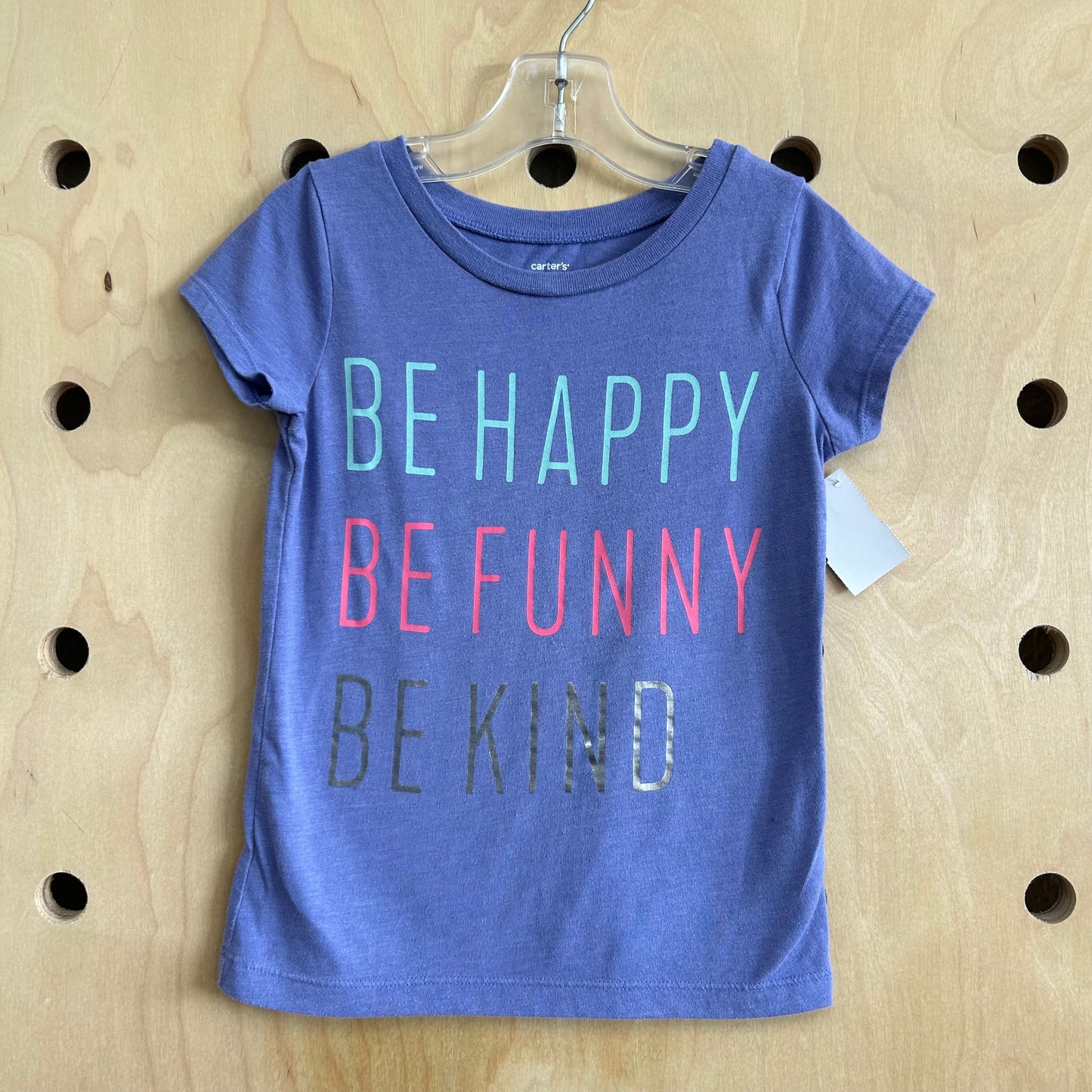 Purple Be Happy Be Kind Tee