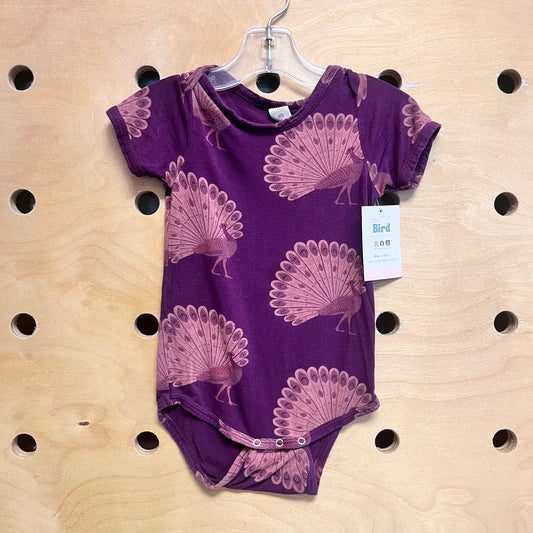 Purple Modal Peacock Bodysuit